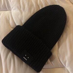 Acne Studios Black Knit Beanie
